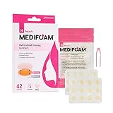 MEDIFOAM H Beauty Hydrocolloid Dressing Dot Patch (42 Count,1 Tweezers)-Korean Acne Pimple Patches for Face&Skin Spot Covering Zits and Blemishes