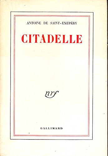 CITADELLE NRF 1948 Grand Format TEXTE INTEGRAL ... [French] B01M0EB7V9 Book Cover