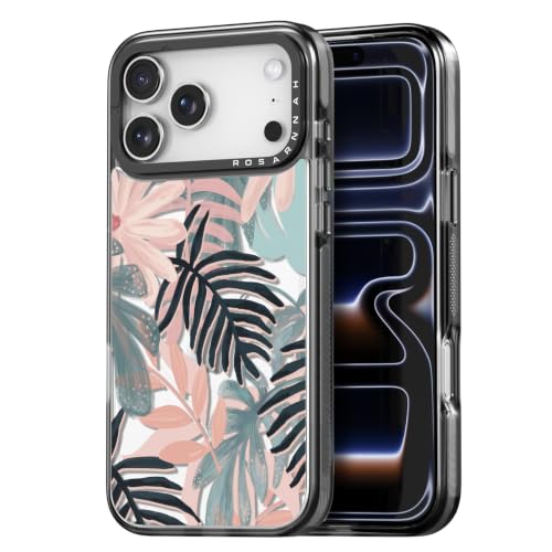 Rosarnnah for iPhone 18 Pro Max Case Aesthetic Black, Palm Tree