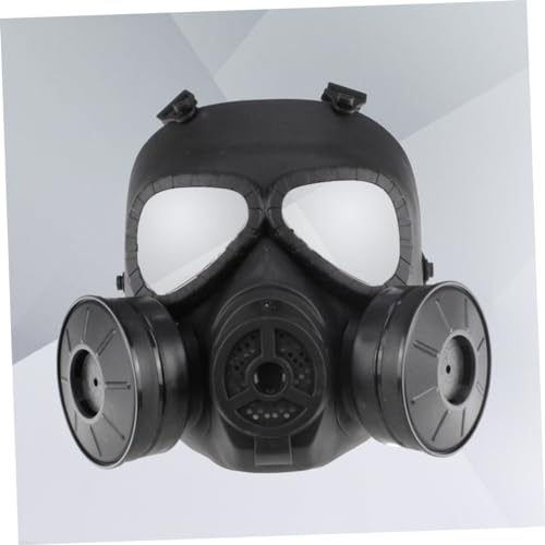 Hohopeti Máscara De Pó Máscara Tática Máscara De Gás De Rosto Inteiro Máscara De Respiração Equipame