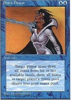 Magic The Gathering - Drain Power - Fourth Edition