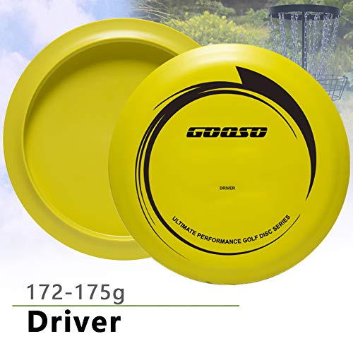image for GOOSO Disc Golf Set - Driver, Mid-Range and Putter Discs with Disc Gol