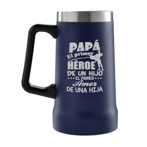 Opiniones y reviews de Tarro de cerveza blanco y negro los mejores 5. 50 Tarro para cerveza acero inoxidable 24oz 710ml, vaso termico Regalo para papa, dia del padre, de doble pared termica Hasta 4 horas frio y 2 Horas caliente