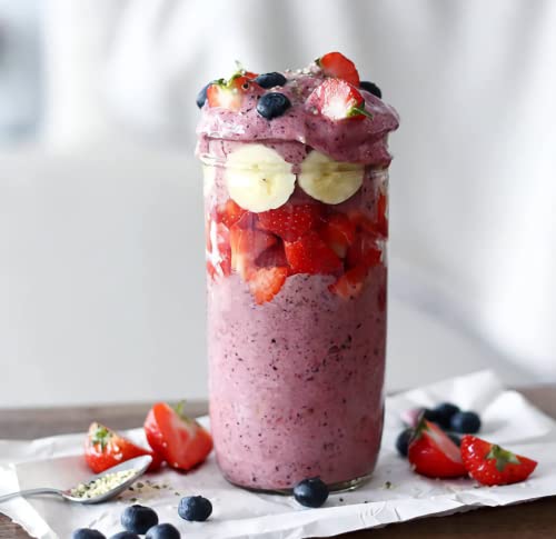 [4 Pack] Glass Cups Set 24 Oz Wide Mouth Mason Jar Cups Drinking Glasses With Bamboo Lids And Silver Straws,Reusable Boba Cup Bubble Tea Cups Glass Tumbler For Iced Coffee,Smoothie,Large Pearl,Juice #TOP3