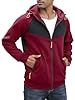 CTU Mens Zipped Hoodies Fleece Hooded Sweatshirt Pullover Hoody Jackets Jumper Tops Casual Zip Up Cardigan Red XXL #1