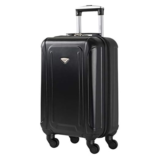 Flight Knight Maleta De Mano 56x35x23 cm Maximus Permitidas De American Airlines, Virgin Atlantic Entre Muchas Otras! Iberia, easyJet Maleta Cabina 4 Ruedas ABS Maleta Trolley Ligera