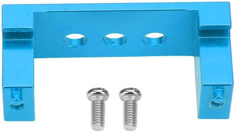 Metal Servo Mount Steering Servo Fixed Base Seat RC Replacement Spare Parts for WLtoys 144001 144002 124018 124019 RC Car (Blue)