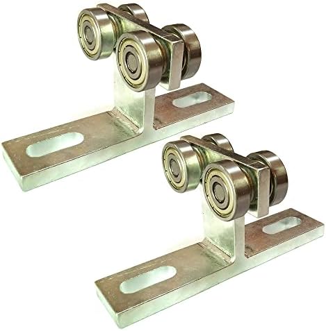 RHKING Electric Hoist Installation Roller Trolley 4 Wheel Trolley Assembly 2PCS Silent for use with 1-5/8" Wide and All 1-5/8" or Taller Strut Channel