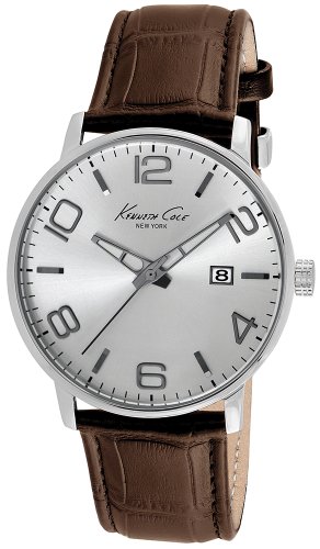 Kenneth Cole IKC8006 - Reloj con Correa de policarbonato para Hombre, Color Plateado/Gris Kenneth Cole IKC8006 - Reloj con Correa de policarbonato para Hombre, Color Plateado/Gris