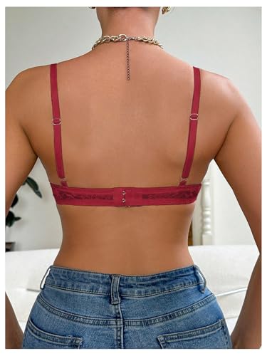 Image of SOLY HUX Women's Sexy Lace Bras Underwire Everyday Bra Comfort Push Up Bralettes