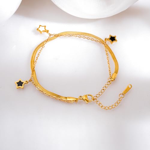 Image of Rubans Demi Fine Stainless Steel Bracelet Waterproof Gift for Women & Girls