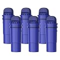 AQUA CREST CF10A Water Filter Replacement for Pur® Plus Pitcher Water Filter, CRF950Z, PPF951K, PPF900Z, PPT700, PPT111, CR1100, DS1800 and All Pur® Pitchers and Dispensers, NSF Certified, 6 Pack
