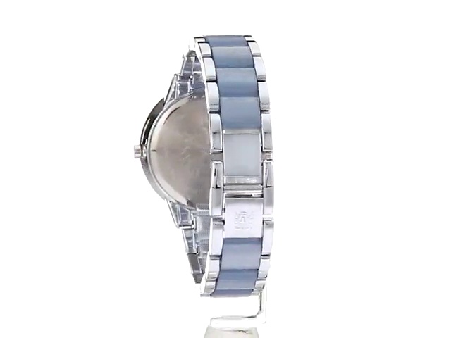 Amazon.com: Anne Klein Women's AK/1413LBSV Silver-Tone and Light