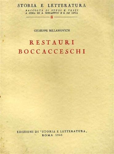 Restauri Boccacceschi Restauri Boccacceschi