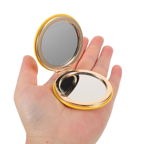 Espejo de Maquillaje Plegable Metálico Doble Cara miniatura 4