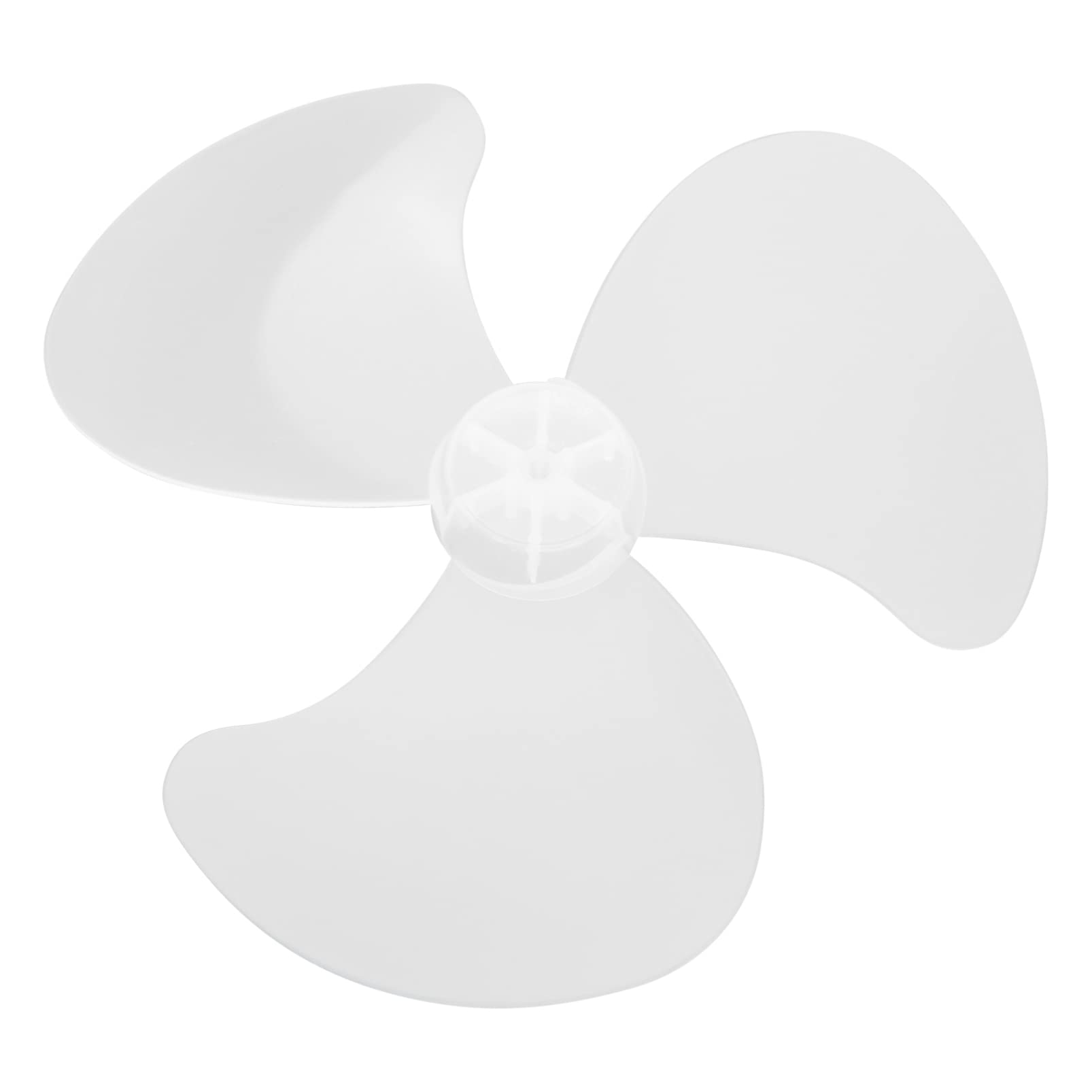 Aislor Plastic Fan Blades Replacement Part Fits for 16-inch Standing Pedestal Fan or Table Fanner White C 14 Inch