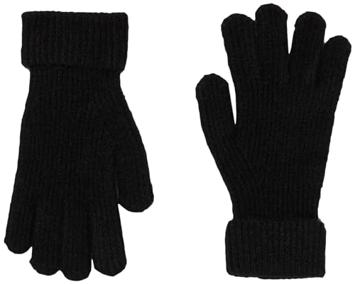 PIECES Damen Pcjeslin Wool Gloves Noos Bc, Schwarz, Einheitsgröße
