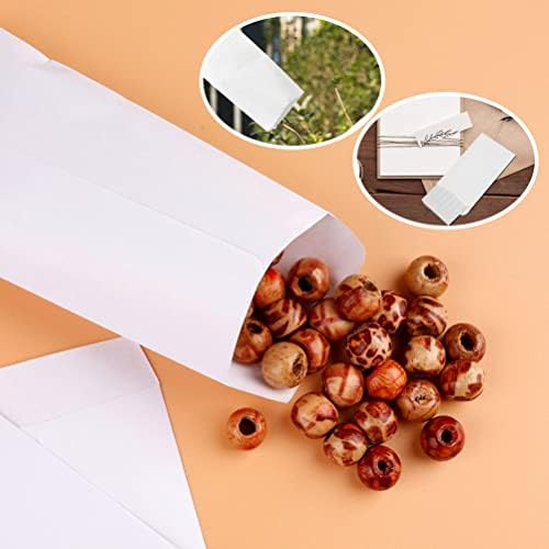 160pcs Mini White Seed Envelopes, Kraft Paper Coin Small Parts Envelopes with 1 Double-Sided Tape for Packing or Storing Small Items Wages Notes Beads Seeds(6 * 10cm/2.4 * 3.9inch)