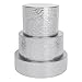 J JACKCUBE DESIGN Set of 3 Silver Round Cake Stand, Cupcake Display Supplies Tray Plate Holder for Decorative Party, Weddings, Birthdays, Tea Parties, Celebrations (8/10/12inches / Silver)-MK197ABCS