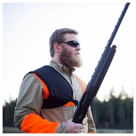 NICEYST Shotting Recoil Shield with Adjustable Strap Shockproof Protective Shoulder Pad for Shooting Hunting Left Right Hand Use (Black)