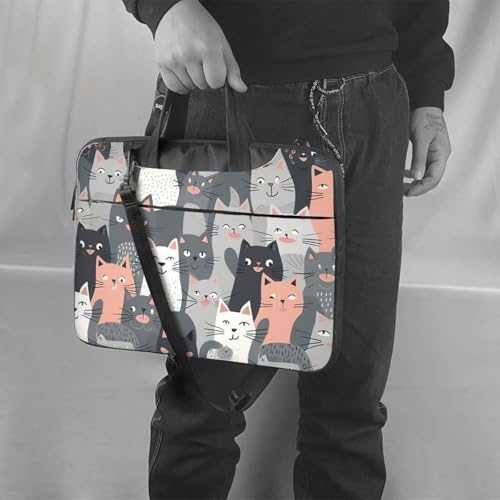 Cute Cat Pattern Laptop Bag para portátiles 14 pulgadas miniatura 2