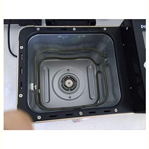 LXDDP Brotmaschine, kompakter schneller Brotbackautomat, vollautomatisches 550-W-Aluminium-Plattenspray aus 304… – Bild 3