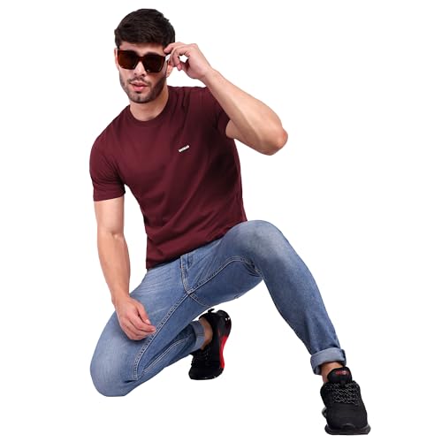 Image of EXCELLO Men's 100% Pure Cotton T-Shirt || Super Soft, Breathable, Premium Material.