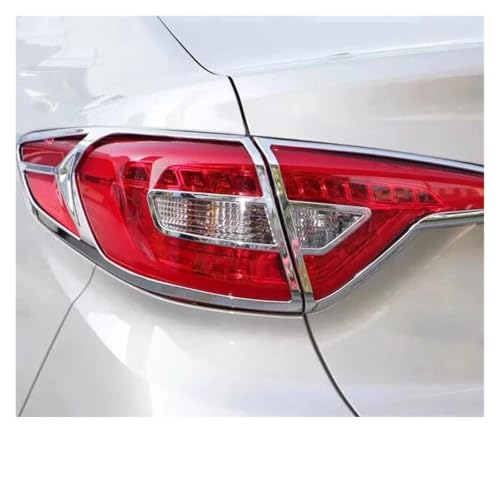 Cubierta luz trasera coche Hyundai Sonata 2015 2016 soluciona arañazos con marco cromado 4