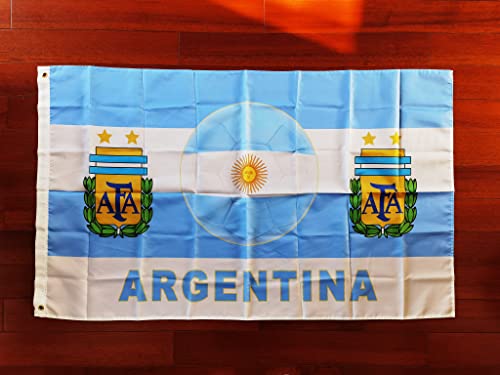 Argentina Champions World Cup Soccer Football Sports Decorations Outdoor Flag Banner Garden Decor 5X3Ft #TOP3