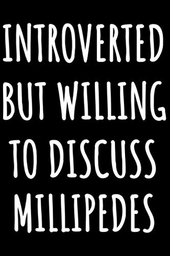 Notebook lined: millipede lover gifts humor