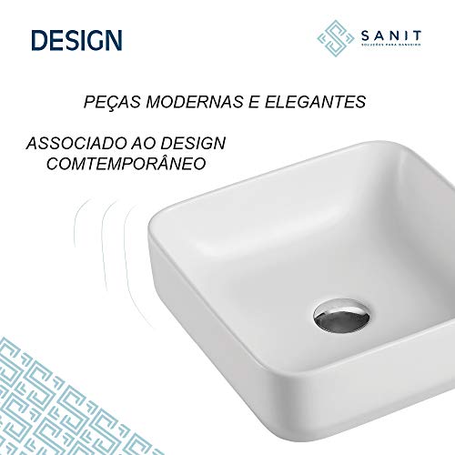 Cuba de Apoio Louça Branca Matte Florença - Sanit
