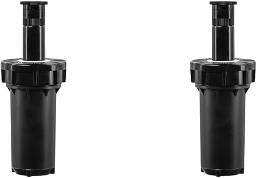 Orbit 54535 - Aspersor emergente profesional de 2 pulgadas, 1 unidad (paquete de 2), color negro