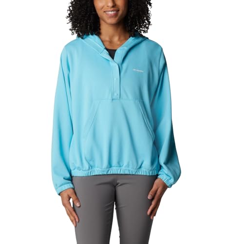 Sudadera con capucha Columbia Trek mujer de tacto suave French Terry con bolsillo canguro