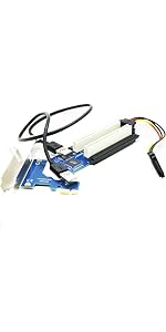 BUCIER PCI-e PCI Express 36PIN 1X Extender Extension Cable with Gold