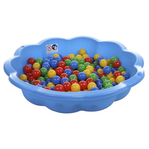 Marko 94cm Extra Large Sand Pit Paddling Pool Blue Plastic Outdoor Garden Pet Puppy Kids Childrens Toy Play Pool (Sand Pit)