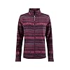 Weird Fish Rochelle Full Zip Printed Microfleece Aubergine Size 14. (Jumper/Sweater/Fleece)