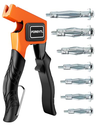 FOREVTL Hohlraumdübel Set - 40 teiliges Rigipsdübel Set in 7...