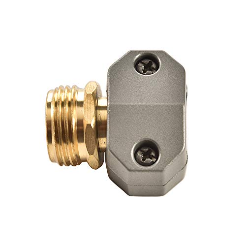 Zinc And Brass Male Clamp Coupling,Fits 3/4" Or 5/8" Garden Hose Repair Fitting #TOP1