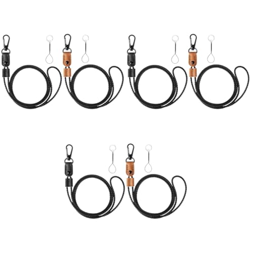 Porte-badge Lurrose vertical avec lanière tour de cou et porte-clés pour carte scolaire