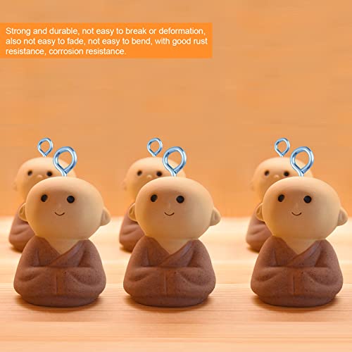 image for LLMSIX 300 Pieces Eye Hooks Screw Mini Metal Eye Pins for Jewelry Maki