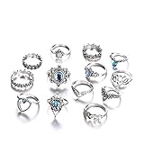 Anillos de dedo hechos de aleación. Ligero, muy cómodo y fácil de llevar. El tamaño de cada anillo es diferente, consulta el dibujo del tamaño de la izquierda.