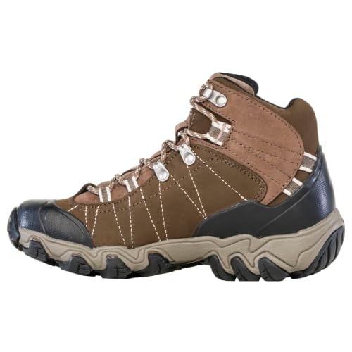 Oboz Women's Bridger Mid B-DRY, Walnut, 7.5