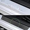 4 PCS Car Door Sill Protector for Volkswagen Golf 7 MK7 MK 7.5 GTI GTD R Rline 2012-2017, Carbon Fibe Anti Collision Waterproof Protector Tape Automotive Accessories