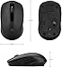 Rii Wireless Mouse, 2.4G Portable Computer Mice for PC, Laptop, Windows,Office Included Wireless USB dongle (Black)