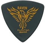 Clayton Black Raven Guitar Picks (Select from gauges .38mm - 1.26mm)