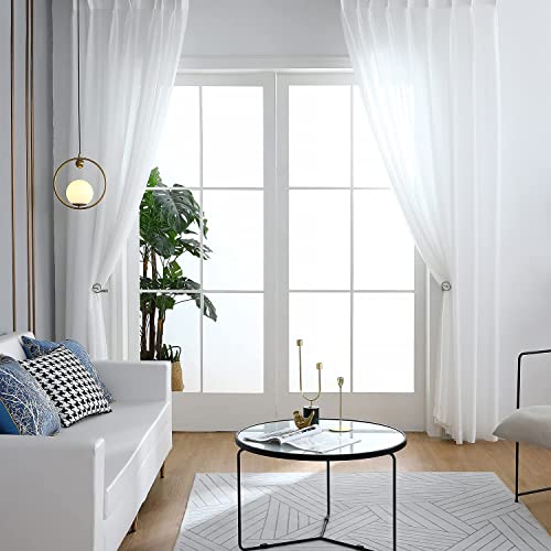 CHIMEI Drapery Holdbacks Set of 2 Silver, Curtian Hold Backs for Drapes, Decorative Swags for Wall, Easy to Intall Curtain Holdbacks Tiebacks Looks Nice for Décor Home - Image 6