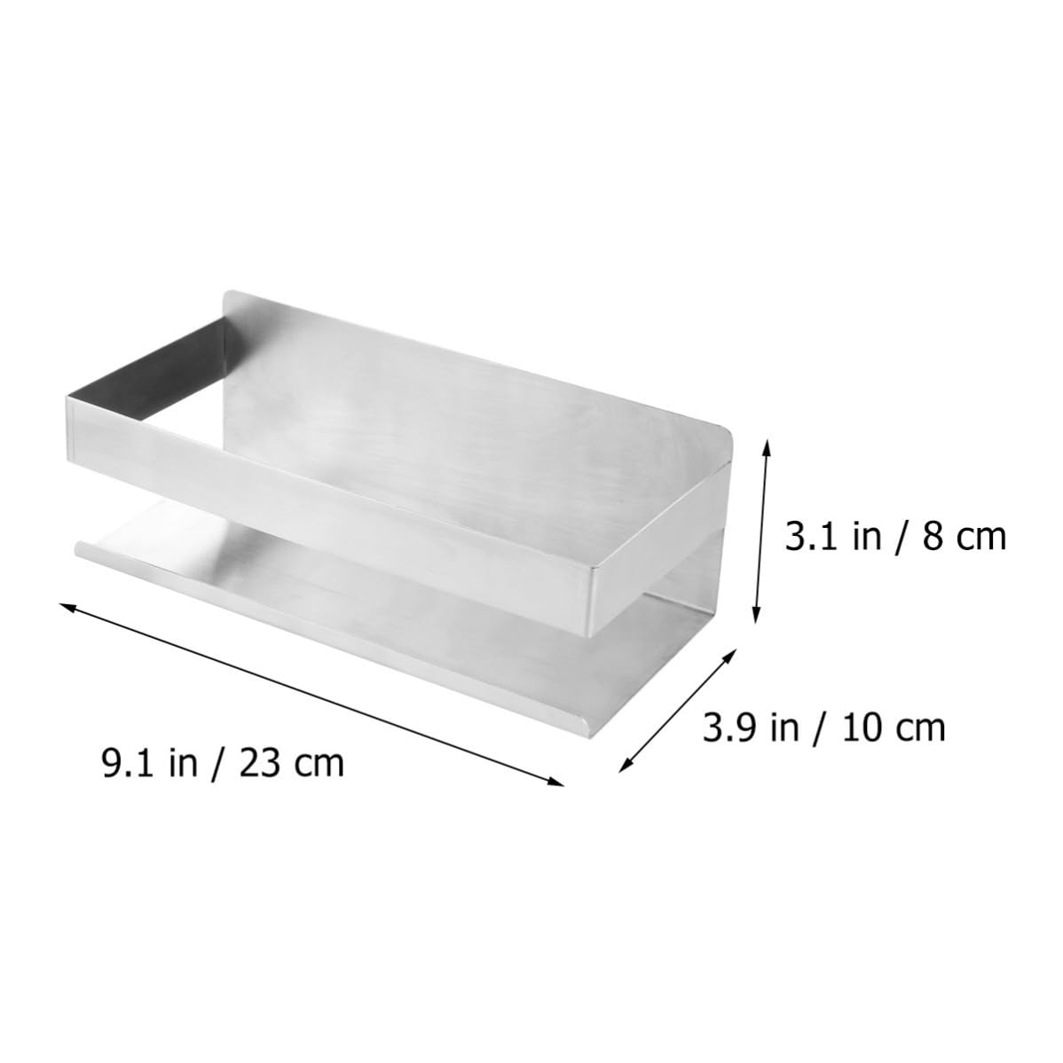 jojofuny Acero Inoxidable Estante sin Perforar de Pared para Cocina y Baño