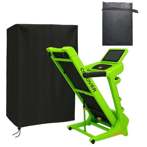 Image of Treadmill Cover, Dustproof UV Protection Running Machine Cover, Exercise Workout Equipment Protective with Drawstring for Home Fitness Equipment Treadmill Indoor & Outdoor