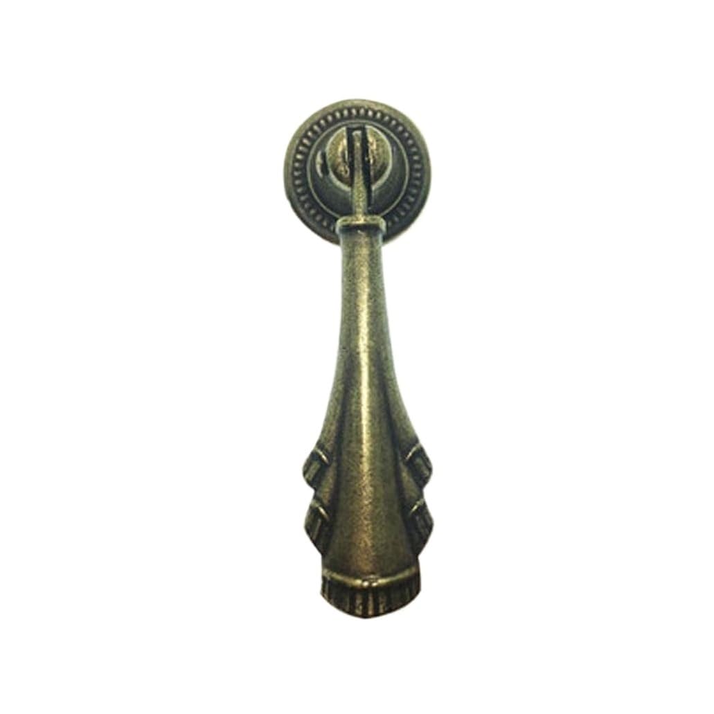 VOPLIVAT Vintage Brass Cabinet Drawer Pulls, 1pc Cabinet Drawer Knobs Cupboard Handles Bronze Zinc Alloy(B5)