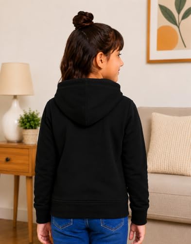 Image of ADBUCKS Girl's Cotton Hooded Sweatshirt
